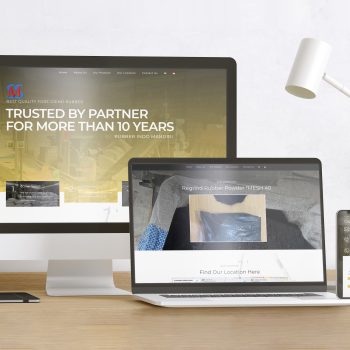 rubber indo mandiri website by primelab